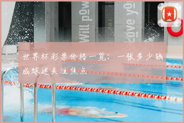 世界杯彩票价格一览:一张多少钱成球迷关注焦点